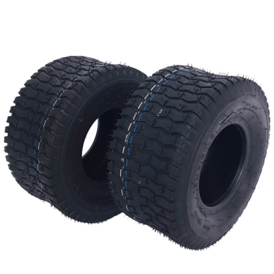 Dayrim 13x6.50-6 (2-Pack) Lawn Mower Turf Tires, V2 Tread Pattern, 4-Ply Tubeless Replacement Tires for Garden Tractors and Riding Mowers