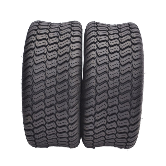 Dayrim 16x6.50-8 Lawn Mower Tires, Set of 2, 4-Ply Tubeless Turf Tread, for Garden Tractor & Riding Mower