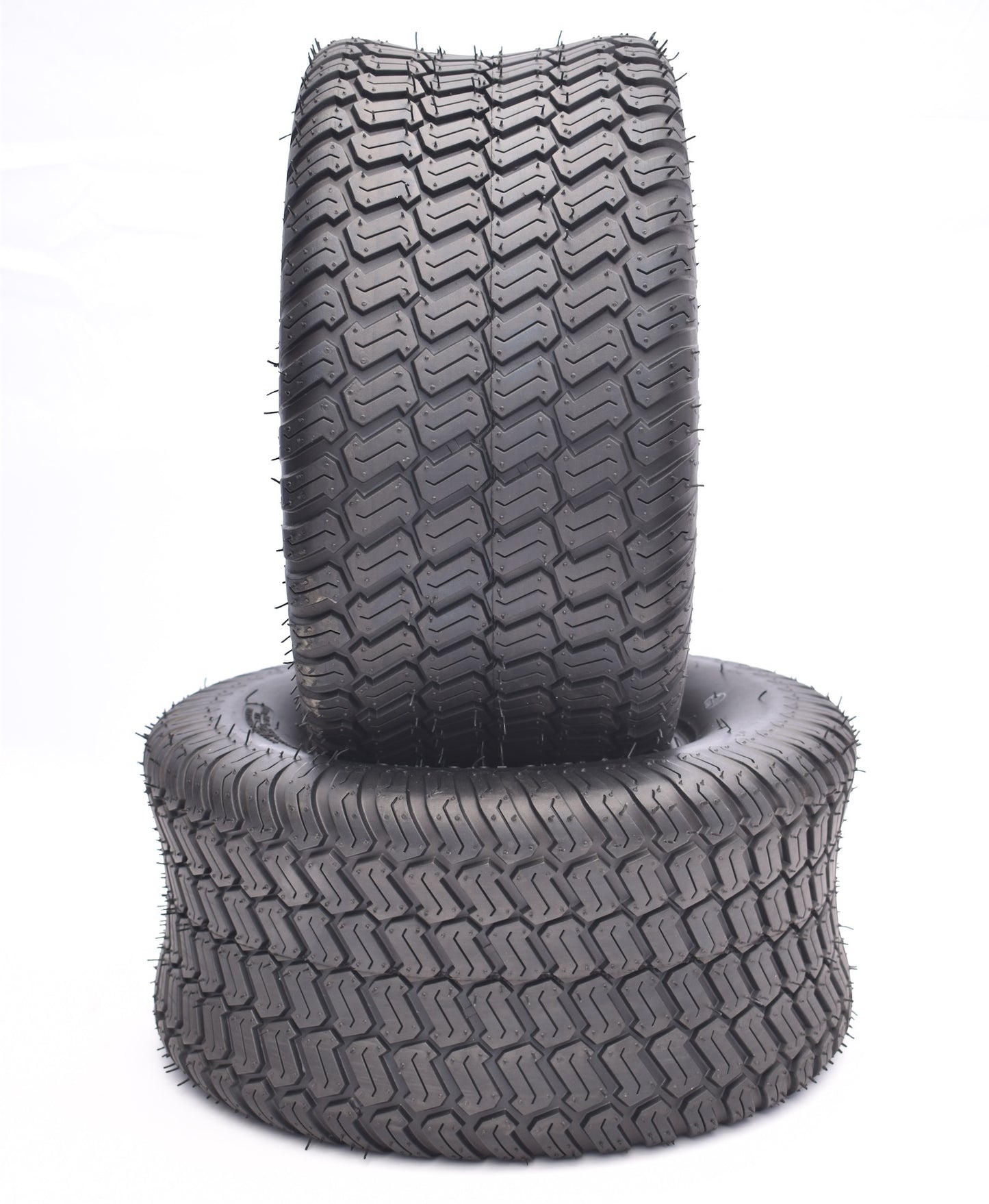 Dayrim 18x8.50-8 Lawn Mower Tires, Set of 2, 4-Ply Tubeless Turf Tread, for Garden Tractor & Riding Mower, Golf Cart Tires