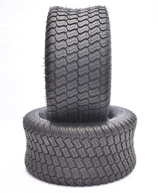 Dayrim 18x8.50-8 Lawn Mower Tires, Set of 2, 4-Ply Tubeless Turf Tread, for Garden Tractor & Riding Mower, Golf Cart Tires