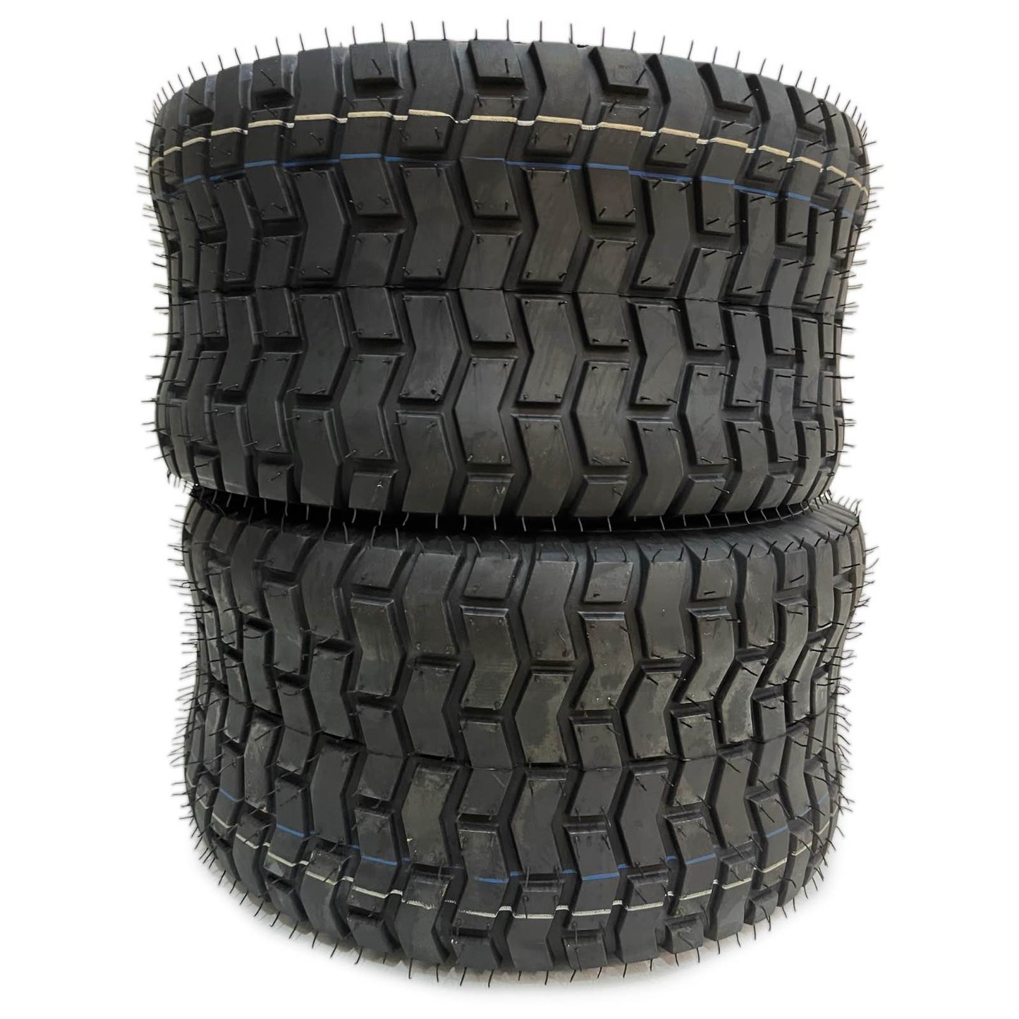 Dayrim 18x8.50-8 (2-Pack) Lawn Mower Turf Tires, V2 Tread Pattern, 4-Ply Tubeless Replacement Tires for Garden Tractors and Riding Mowers, Golf Cart Tires