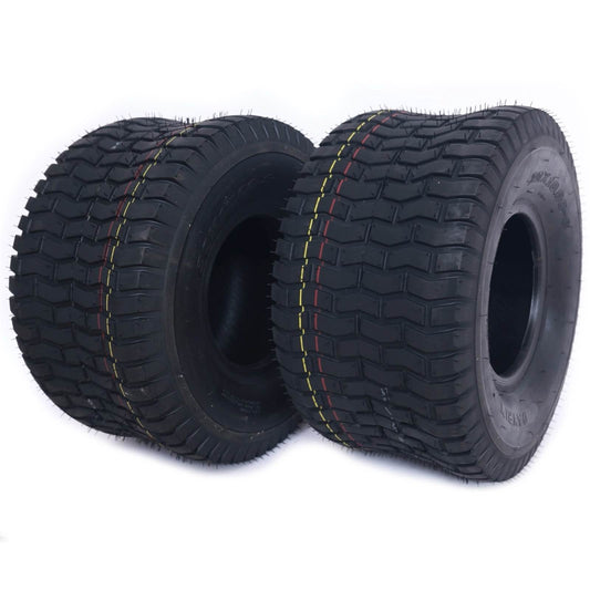 Dayrim 20x10-8 (2-Pack) Lawn Mower Turf Tires, V2 Tread Pattern, 4-Ply Tubeless Replacement Tires for Garden Tractors and Riding Mowers,Golf Cart Tires