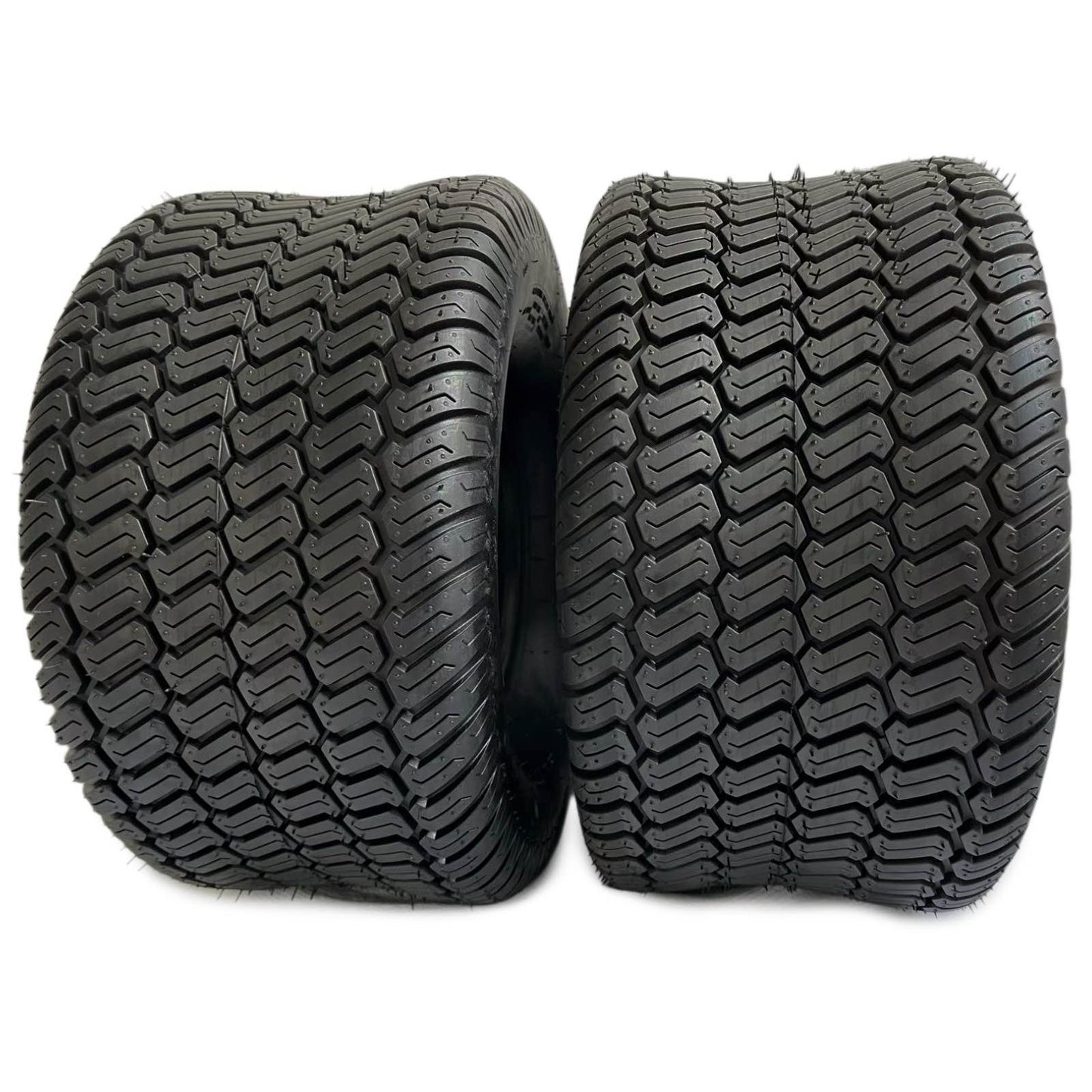 Dayrim 20x10-8 Lawn Mower Tires, Set of 2, 4-Ply Tubeless Turf Tread, for Garden Tractor & Riding Mower,Golf Cart Tires