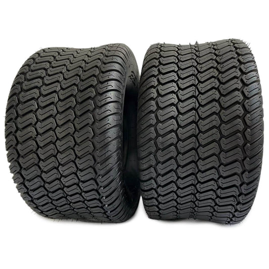 Dayrim 20x10-8 Lawn Mower Tires, Set of 2, 4-Ply Tubeless Turf Tread, for Garden Tractor & Riding Mower,Golf Cart Tires