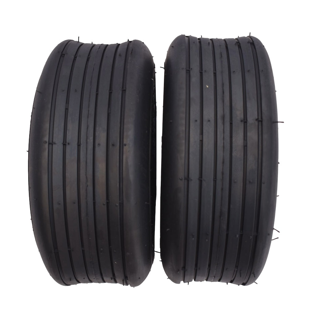 Dayrim 13x5.00-6 Lawn Mower Tires, Set of 2, Straight Rib Tread, Turf-Friendly 4-Ply Tubeless Tires for Lawn mowers & Garden tractors