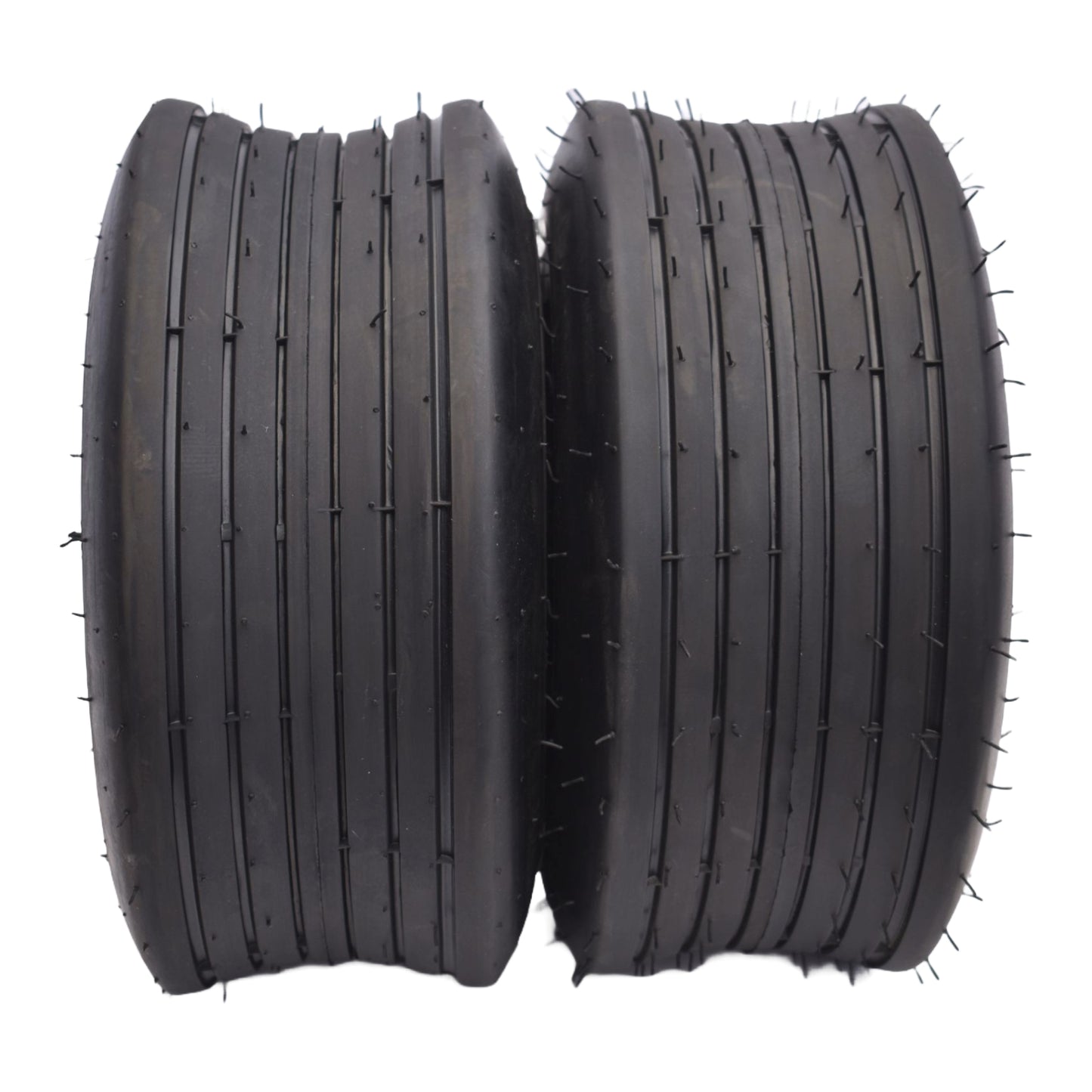 Dayrim 13x6.50-6 Lawn Mower Tires, Set of 2, Straight Rib Tread, Turf-Friendly 4-Ply Tubeless Tires for lawner &garden tractors