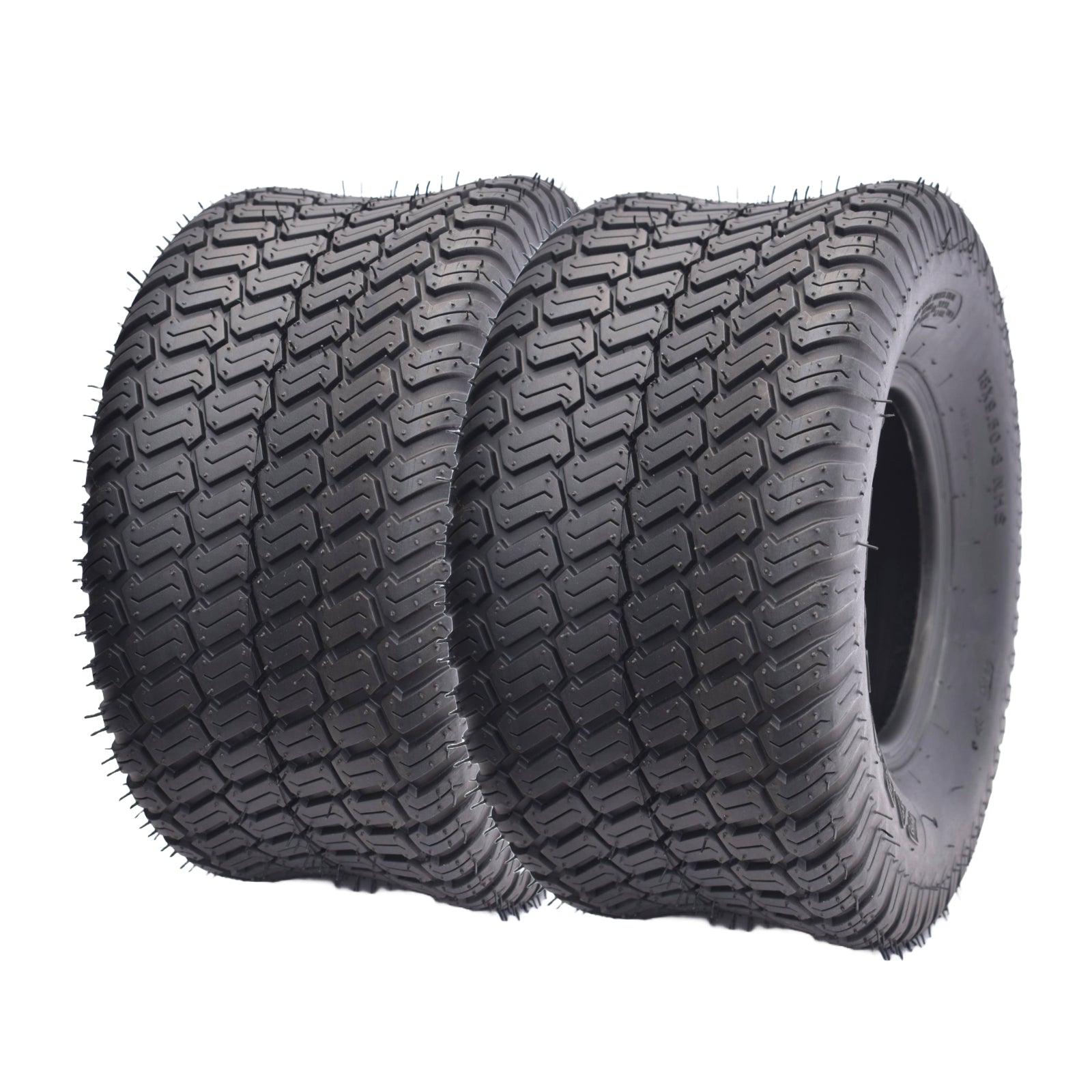 Halberd 18x9.50-8 Lawn Mower Tires – 4-Ply Tubeless Turf Tires Set Of 2 For Garden Tractors
